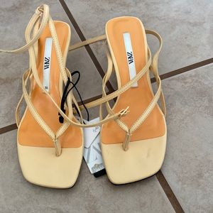 Zara ankle strap sandals